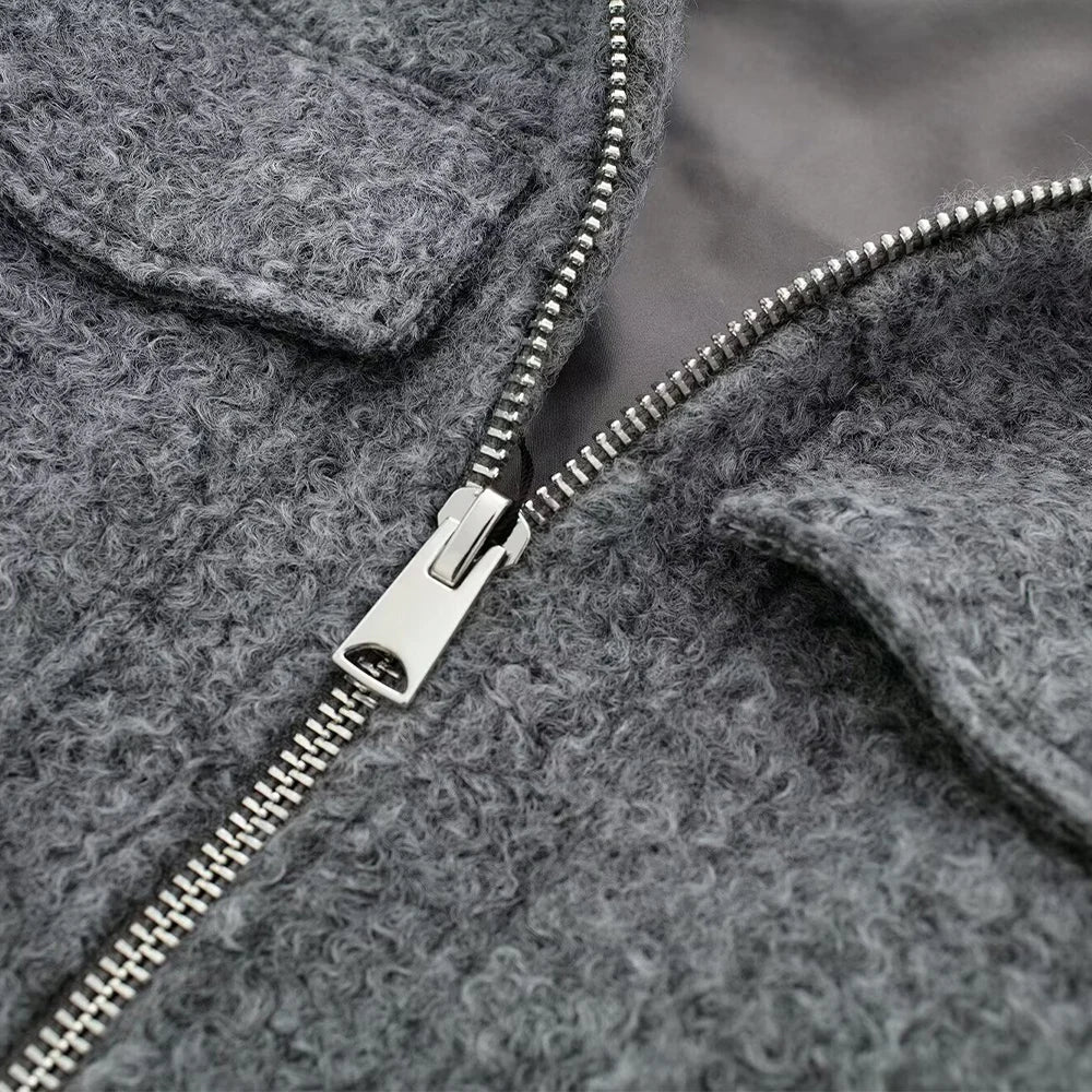 FIORA | Luxe Cropped Wool Jacket