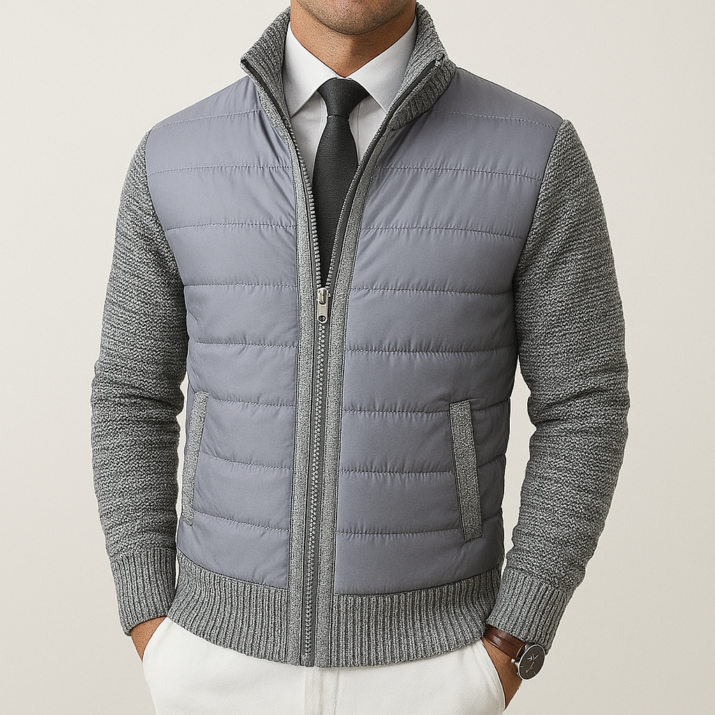 FIORA | Warm Stand-Up Collar Zipper Jacket