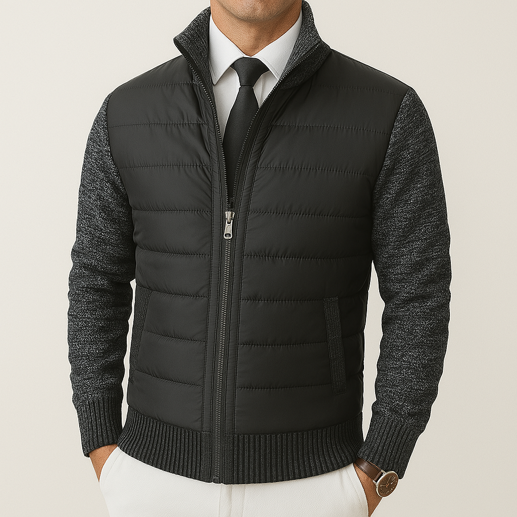 FIORA | Warm Stand-Up Collar Zipper Jacket