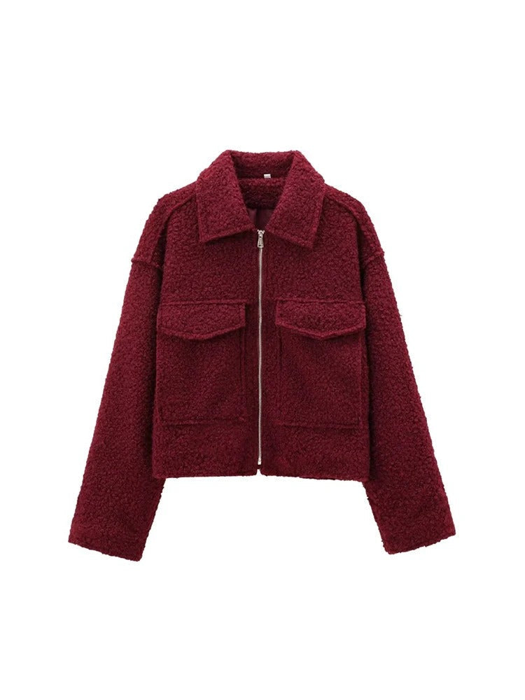 FIORA | Luxe Cropped Wool Jacket