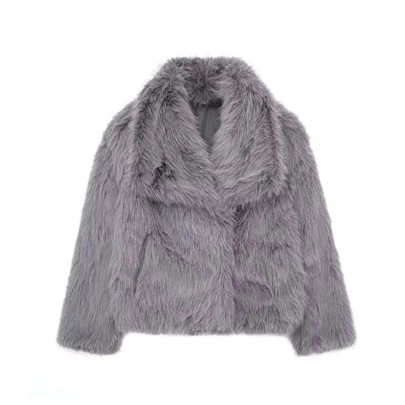 FIORA | Winter Coat with Faux Fur