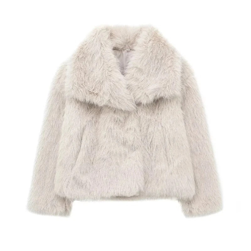 FIORA | Winter Coat with Faux Fur